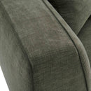 Tristine Olive Green Upcycled Basketweave Sofa