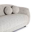 Judy Black and White Woven Fabric Sofa