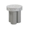 Clover Faux Terrazzo Indoor / Outdoor Round Side Table