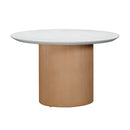 Rose Faux Terrazzo and Terracotta Indoor / Outdoor Round Concrete Dining Table