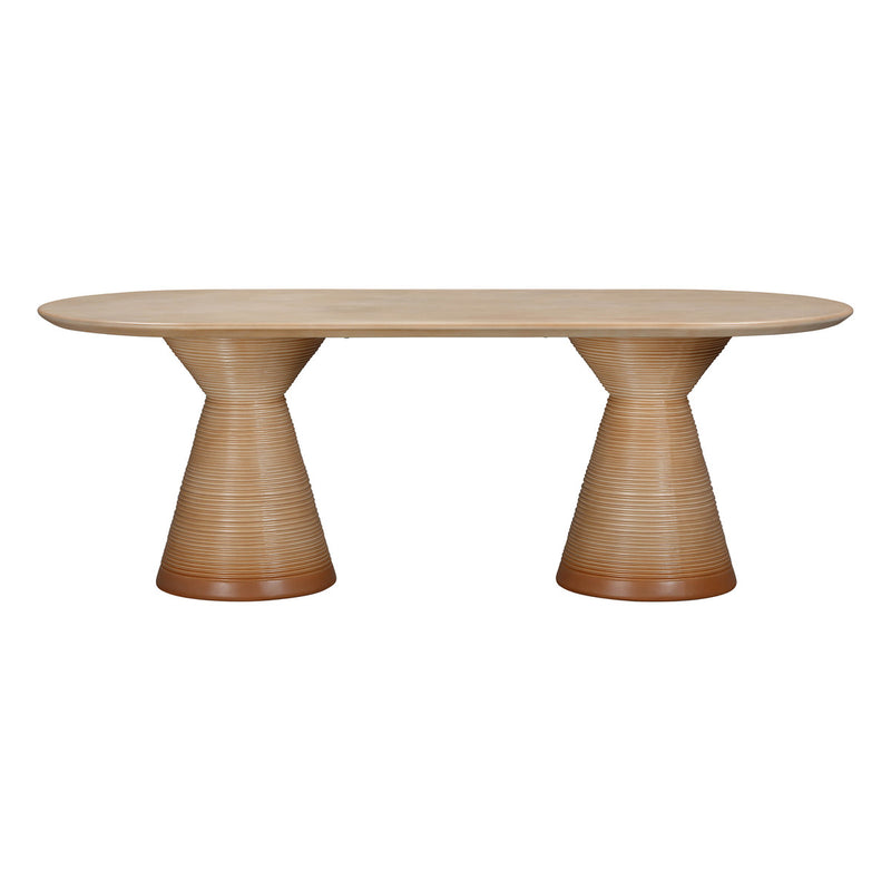 Fassa Terracotta Oval Indoor / Outdoor Dining Table