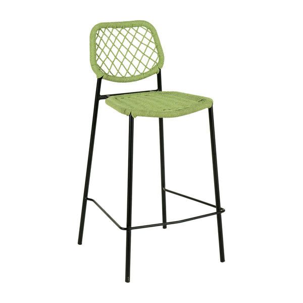 Lucy Oak Outdoor Counter Stool