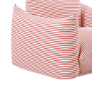 Saint Tropez Pearl Striped Stuffed Outdoor Armchair