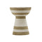Wren Striped Side Table