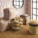 Ember Woven Pouf