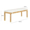 Amara Woven Rattan Bench