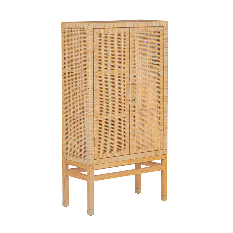 Amara Woven Rattan Cabinet