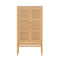 Amara Woven Rattan Cabinet