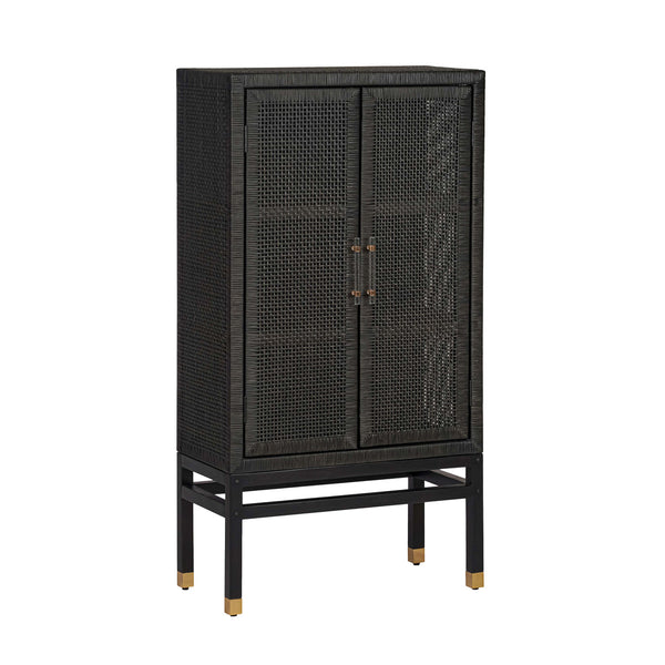 Amara Woven Rattan Cabinet