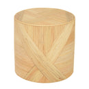 Matea Natural Rattan Cross Side Table