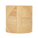 Matea Natural Rattan Cross Side Table