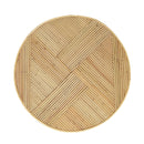 Matea Natural Rattan Cross Side Table