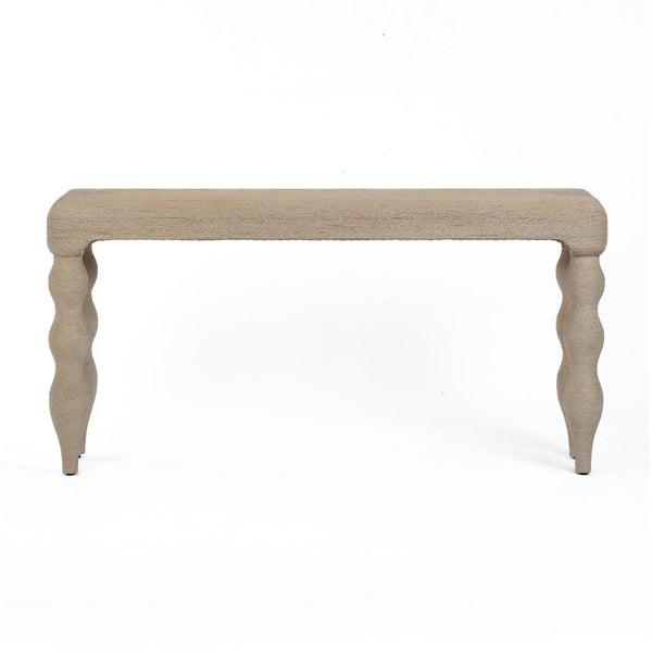 Vicky 68" Natural Rattan Console Table