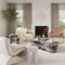 Slab Grey/Blush Faux Marble Coffee Table