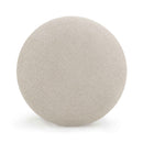 Pucker Warm Grey Boucle Ottoman