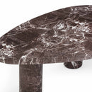 Libby 2-Piece Faux Red Levanto Marble Nesting Coffee Table Set