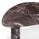 Libby Faux Red Levanto Marble Indoor/Outdoor Coffee Table (36"-48")