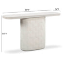 Suraya 55" Indoor/Outdoor Concrete Console Table