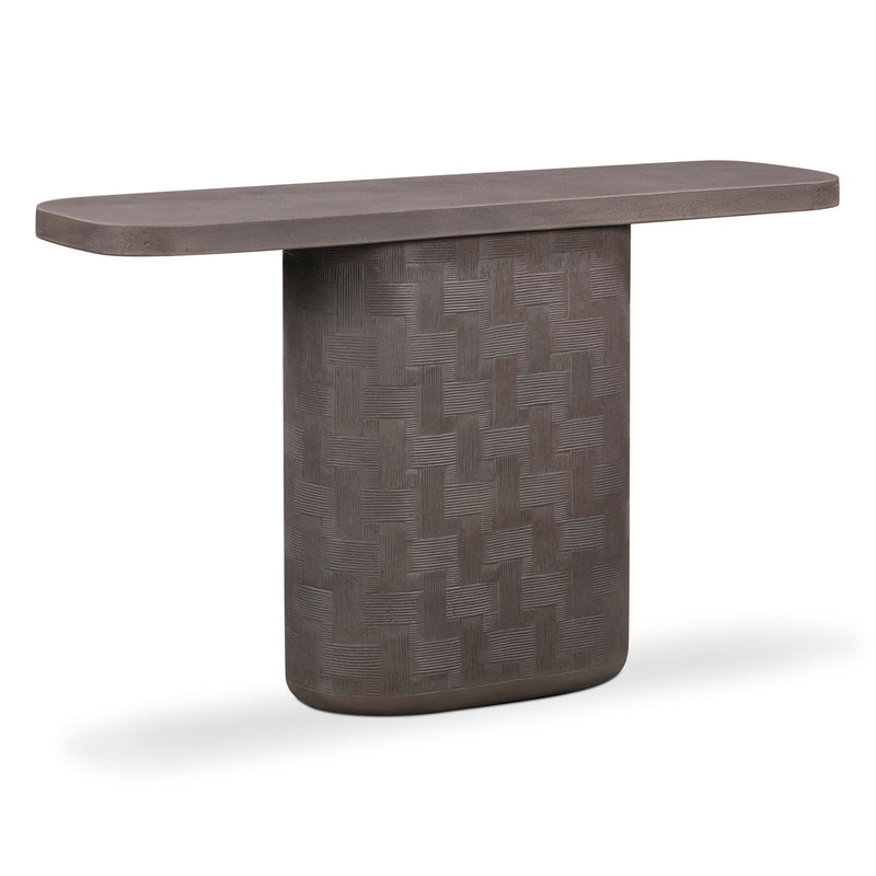 Suraya 55" Indoor/Outdoor Concrete Console Table