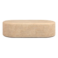 Suraya 55" Indoor/Outdoor Concrete Rounded Coffee Table