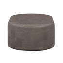 Suraya 55&quot; Indoor/Outdoor Concrete Rounded Coffee Table