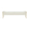 Ines Textured Velvet Bench