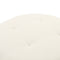 Fickle Cream Boucle Swivel Ottoman