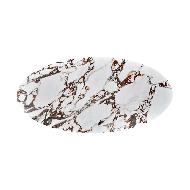 Tamara Ceramic Oval Coffee Table