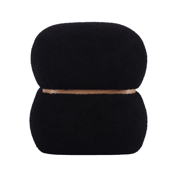 Helga Vegan Shearling Ottoman