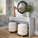 Patty 48" Rattan 2-Drawer Console Desk