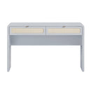 Patty 48" Rattan 2-Drawer Console Desk