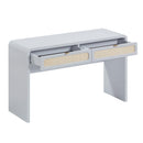 Patty 48" Rattan 2-Drawer Console Desk