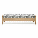 Thelma 56" Leopard Jacquard Bench