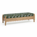 Thelma 56" Leopard Jacquard Bench
