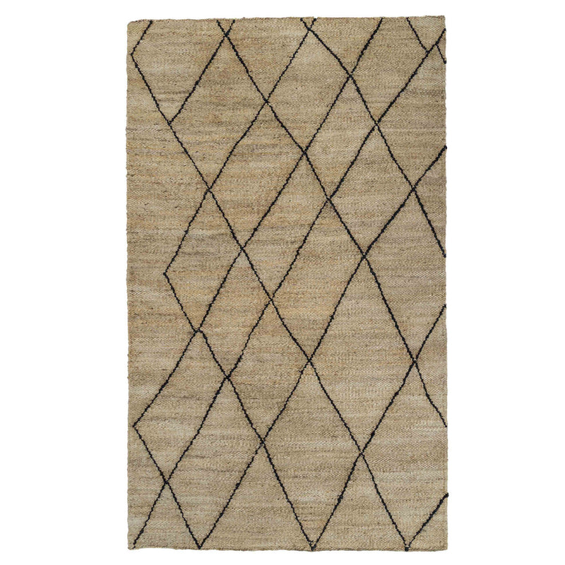 Crosshatch Cream Area Rug