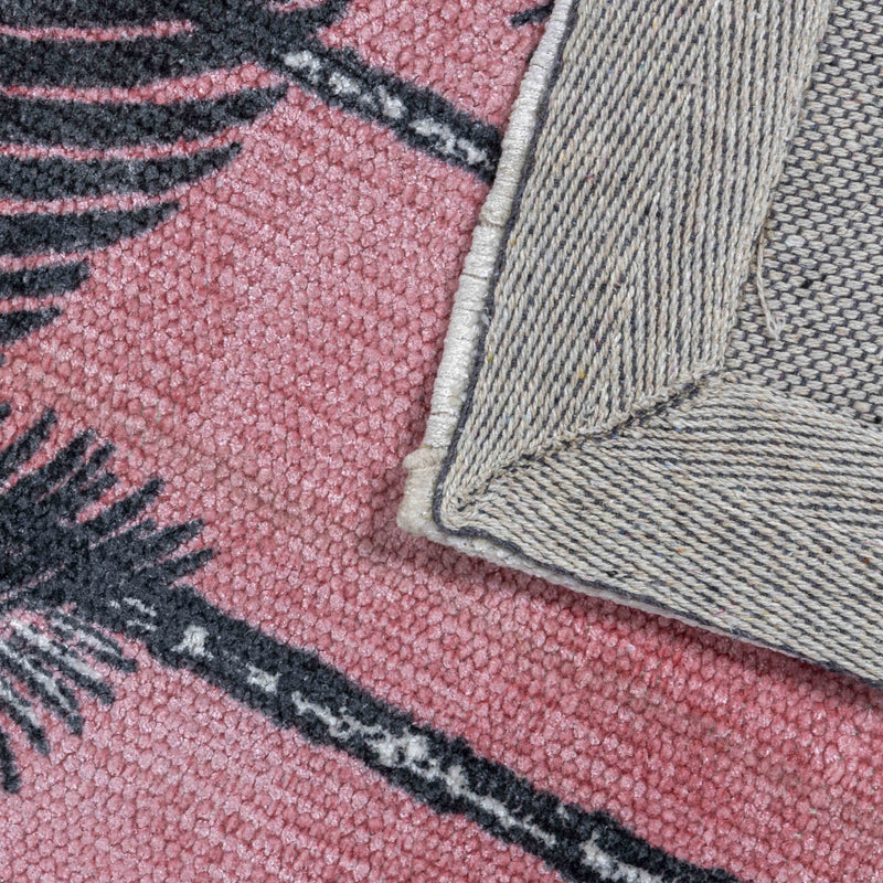 Palm Beach Grey & Pink Area Rug