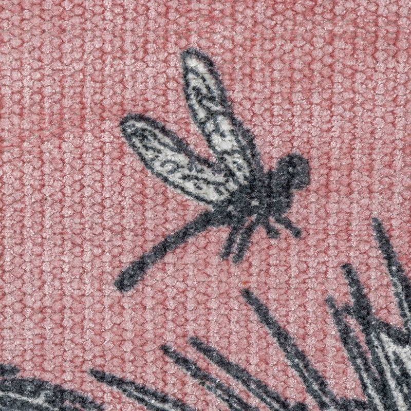 Palm Beach Grey & Pink Area Rug