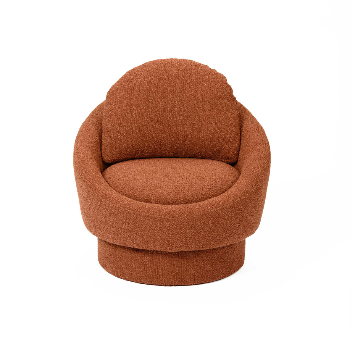 Sammy Boucle Swivel Lounge Chair