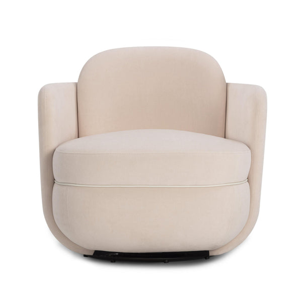 Wolfie Velvet Swivel Chair