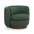 Nura Chenille Swivel Accent Chair