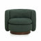 Nura Chenille Swivel Accent Chair