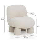 Stomp Upcycled Chenille Accent Chair