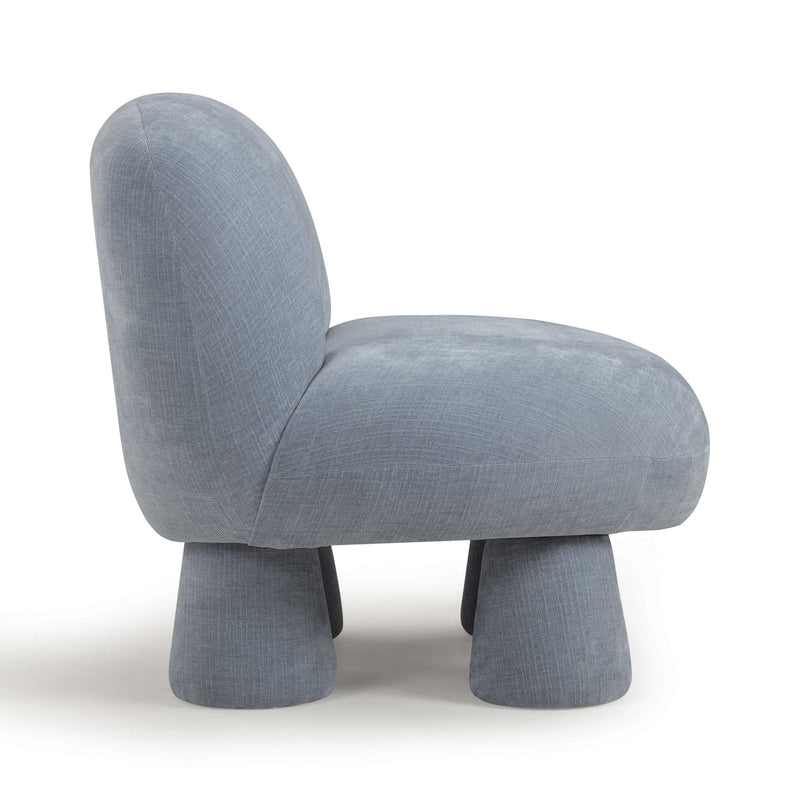 Stomp Upcycled Chenille Accent Chair