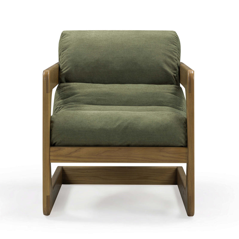 Palma Upcycled Fabric Accent Chair