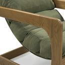 Palma Upcycled Fabric Accent Chair