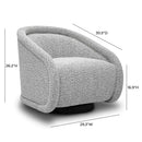 Rory Boucle Swivel Chair