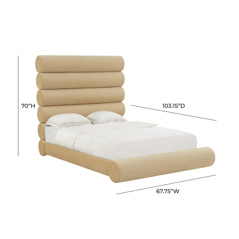 Durwin Velvet Bed