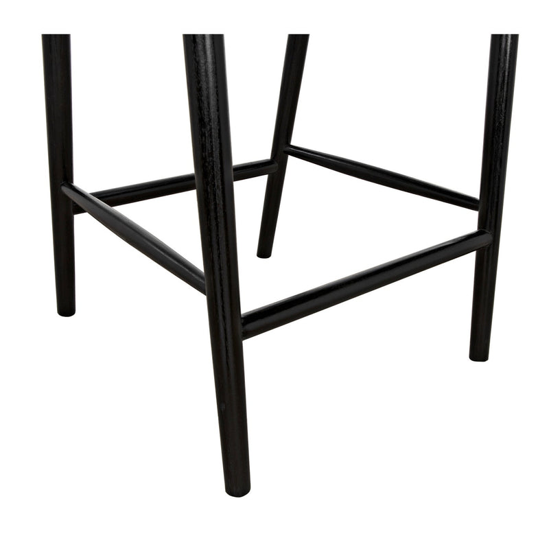 Remo Counter Chair, Charcoal Black