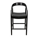 Remo Counter Chair, Charcoal Black