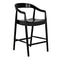 Remo Counter Chair, Charcoal Black